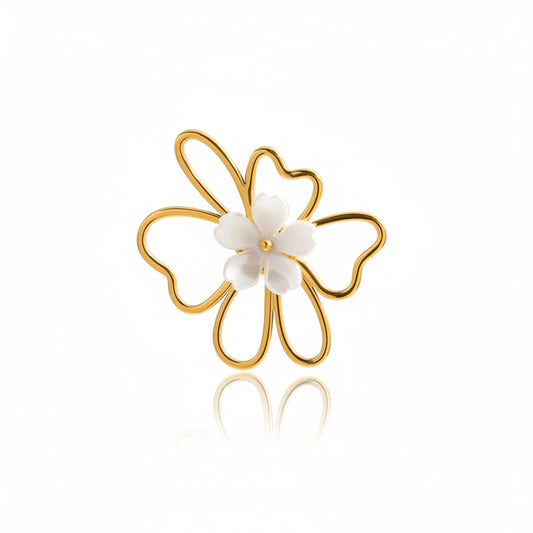Boucle d'oreille - Floral