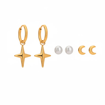 Boucle d'oreilles - 3Pairs